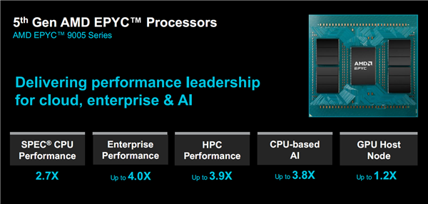 AMD正式发布Zen55c架构EPYC9005：384线倍性能碾压对手(图20)