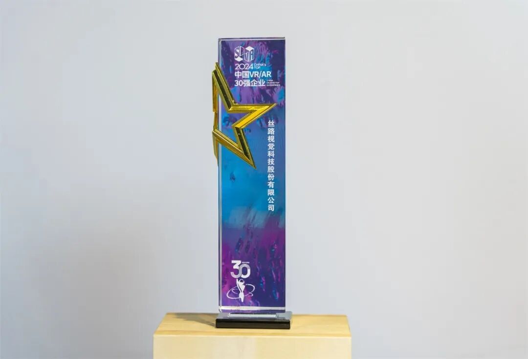 丝路视觉荣登「2024中国VRAR30强企业」榜单！